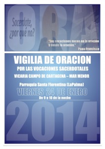 vigilia oracion vocaciones la palma - Seminario de Murcia - Diocesis de Cartagena