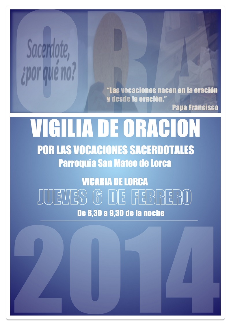 Vigilia oracion vocaciones febrero lorca - Seminario de Murcia - Diocesis de Cartagena